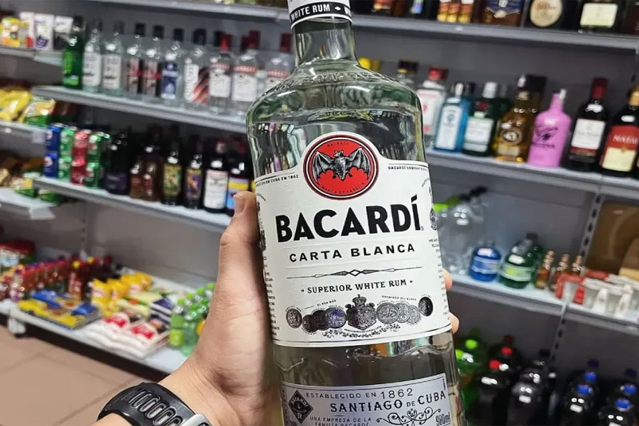 Bảo quản rượu Bacardi White Rum đúng cách