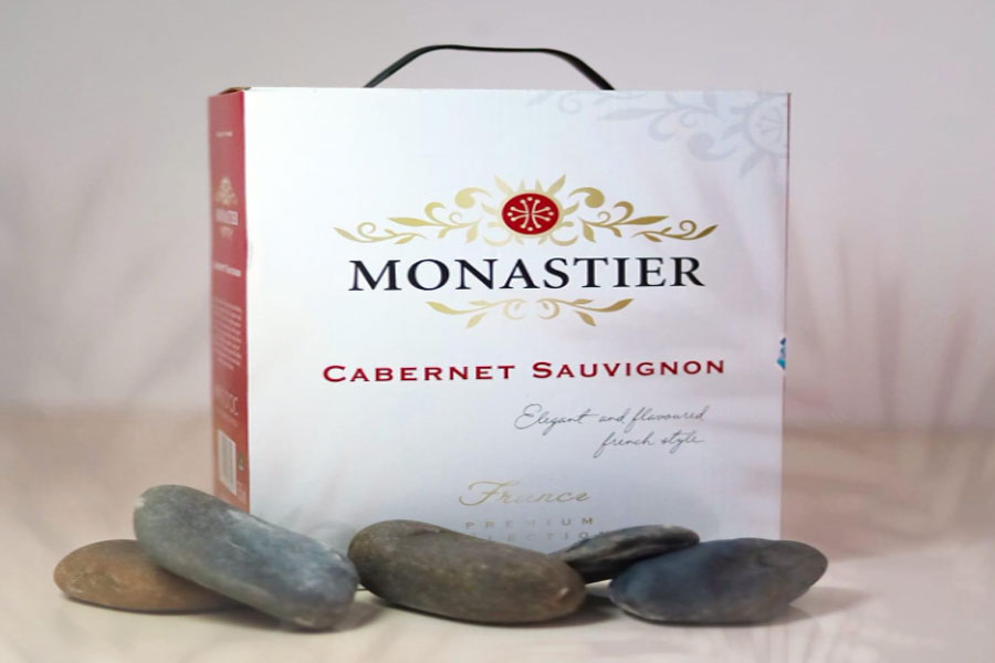 Dòng vang đỏ tiện lợi Monastier Cabernet Sauvignon 3L