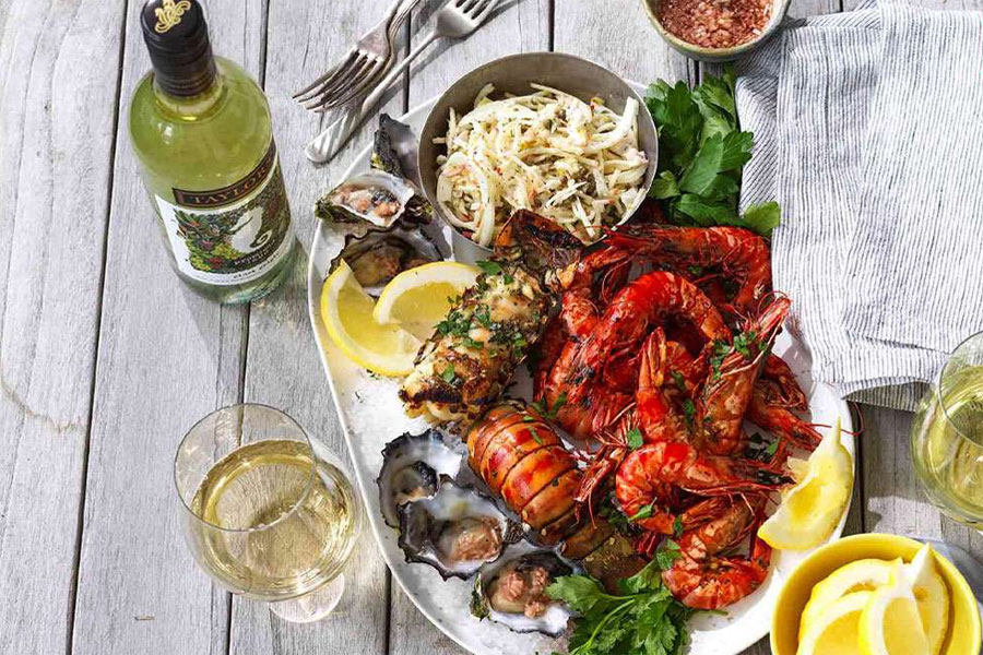 Wakefield Taylor Fw Promised Land Semillon Sauvignon Blanc kết hợp với món ăn