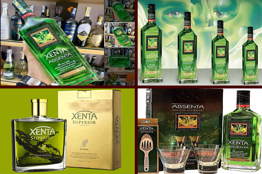 Absinthe Xenta Absenta có xuất xứ từ Ý