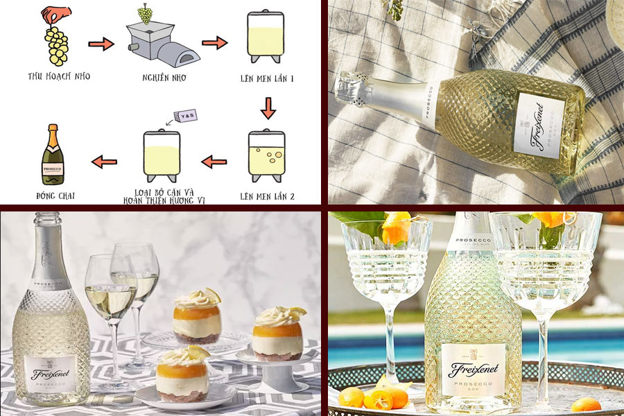 Quy trình sản xuất chuẩn của Rượu Prosecco