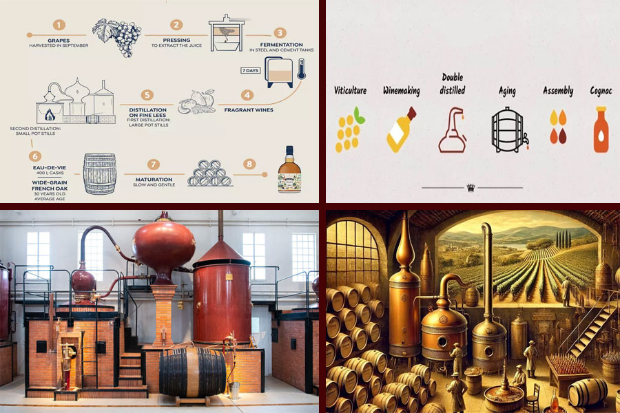 Quy trình sản xuất rượu Cognac làm nên danh tiếng dòng sản phẩm này