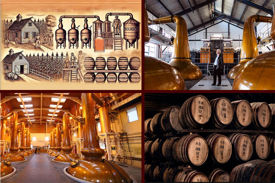 Quy trình sản xuất whisky ngày càng hoàn thiện với quy mô lớn