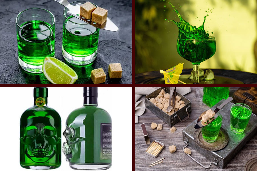 Rượu Absinthe với sắc xanh lục đầy bí ẩn