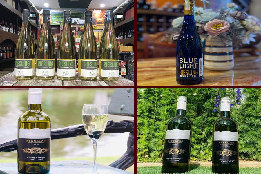 Rượu vang trắng Riesling cân bằng giữa độ ngọt và axit