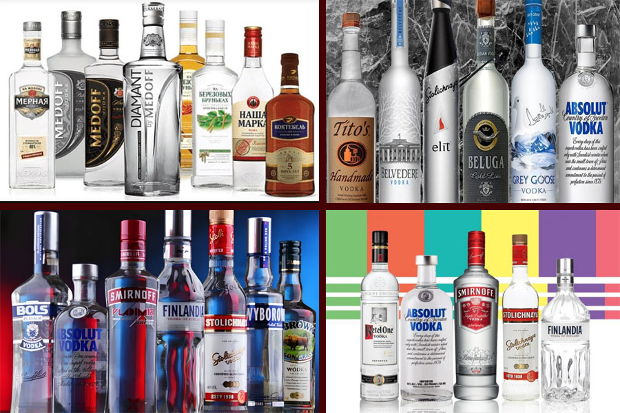 Rượu Vodka rất phổ biến và dễ uống