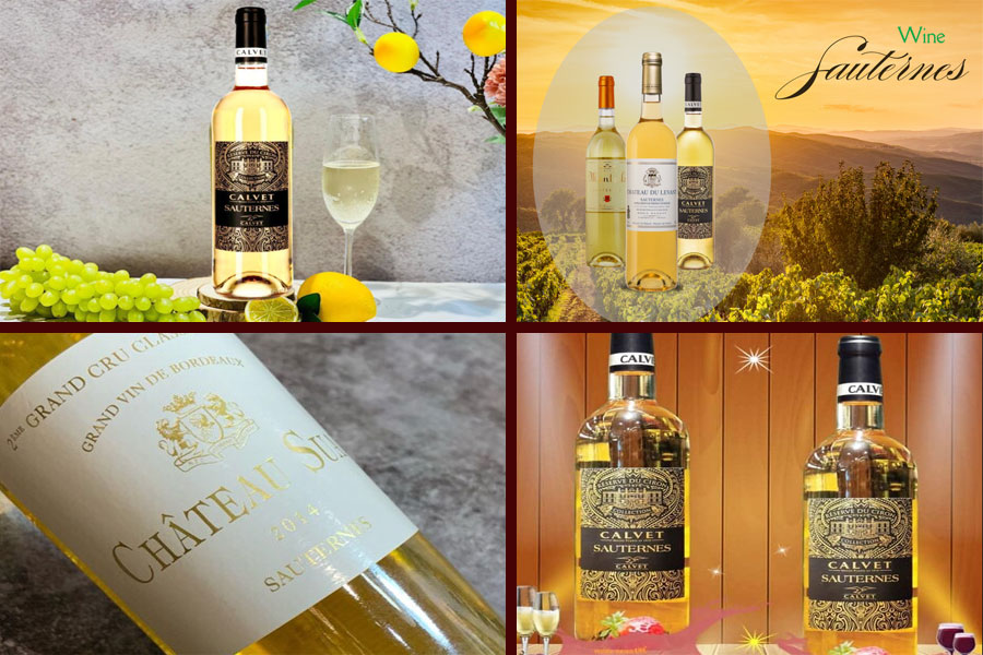 Sauternes là dòng vang ngọt cao cấp của nước Pháp
