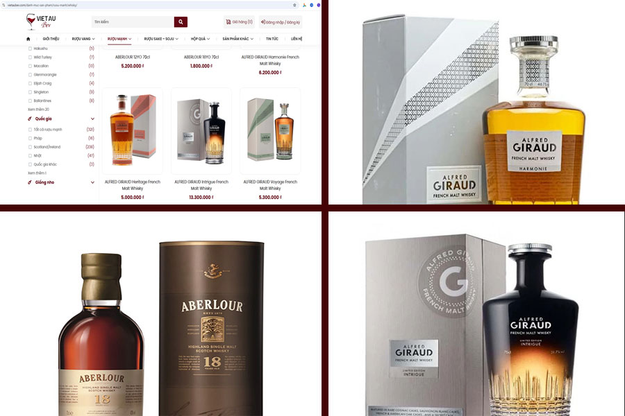 Việt Âu Bev chuyên bán sản phẩm rượu Whisky chính hãng với giá tốt