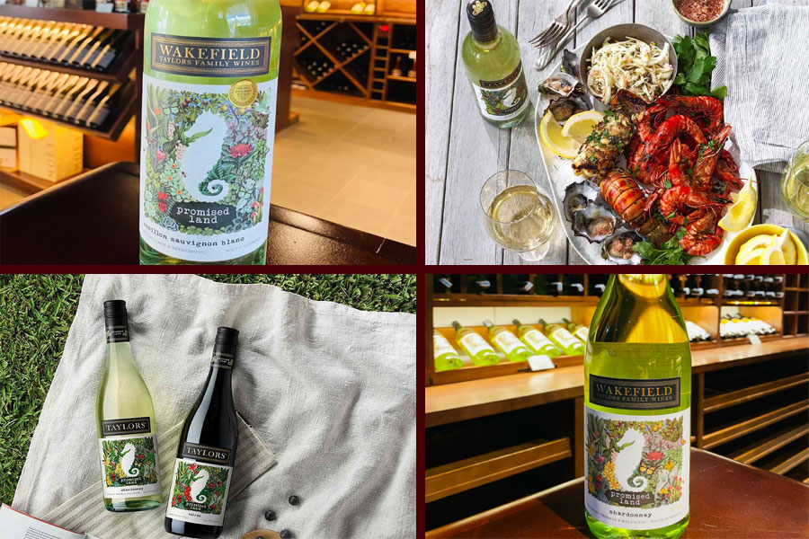 Dòng sản phẩm rượu Wakefield Taylors Promised Land Semillon Sauvignon Blanc