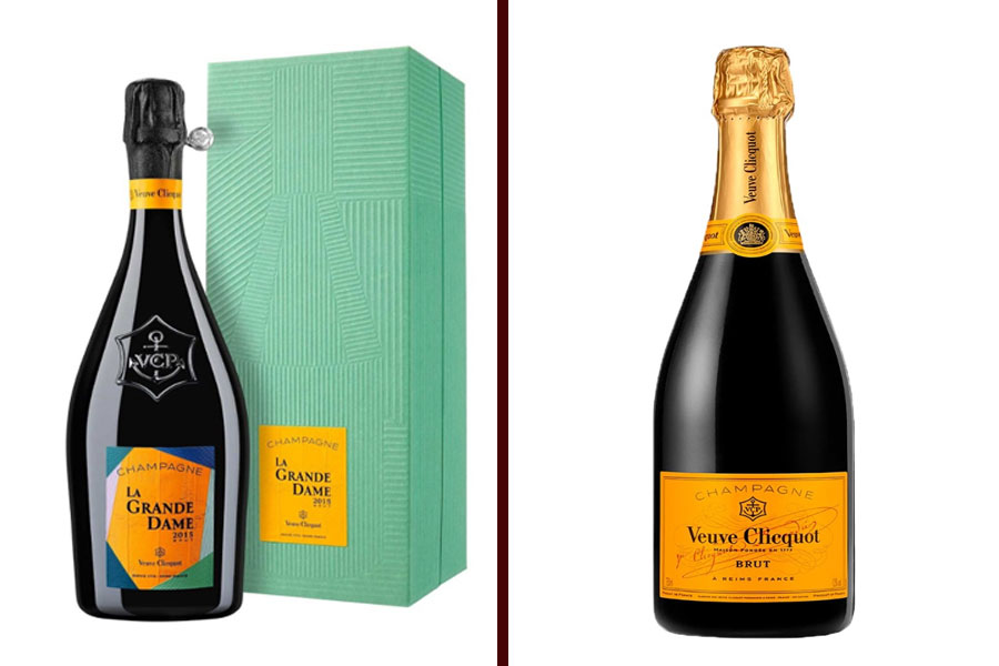 Một số dòng sản phẩm Veuve Clicquot hiện bán tại Việt Âu Bev