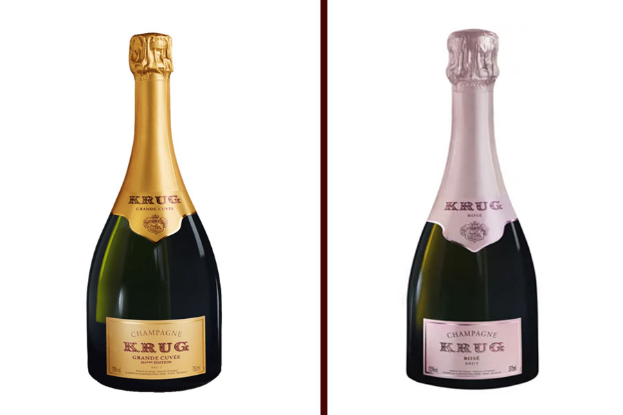 Một số loại rượu Krug hiện có tại Việt Âu Bev