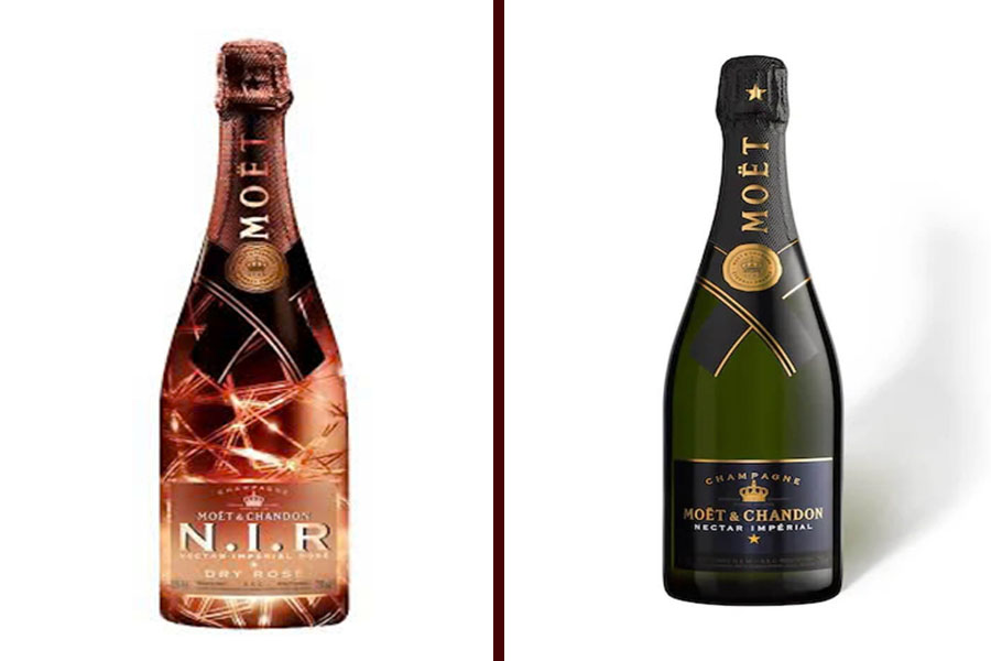Một số sản phẩm Moet & Chandon hiện có tại Việt Âu Bev 