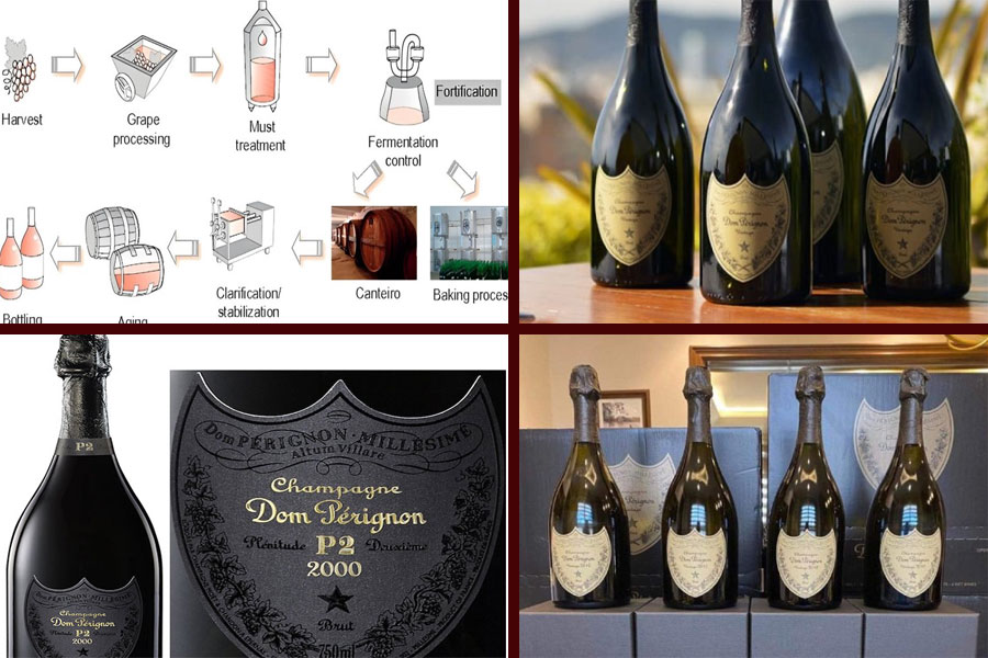 Quy trình sản xuất rượu Dom Perignon