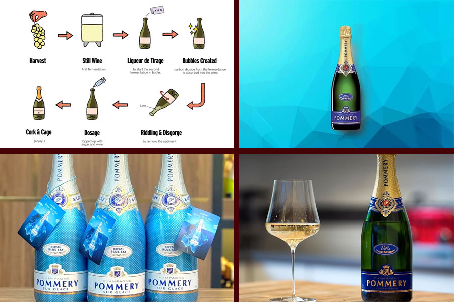 Quy trình sản xuất rượu Pommery tiêu chuẩn