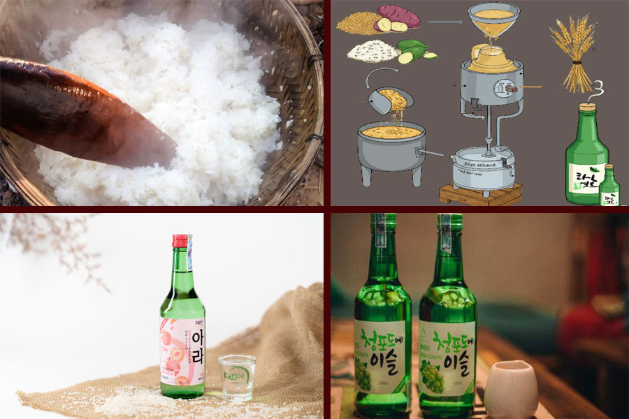 Quy trình sản xuất rượu Soju chính hãng