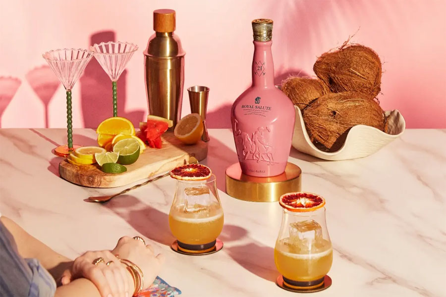 Royal Salute 21Yo Polo Miami được biến tấu thành cocktail