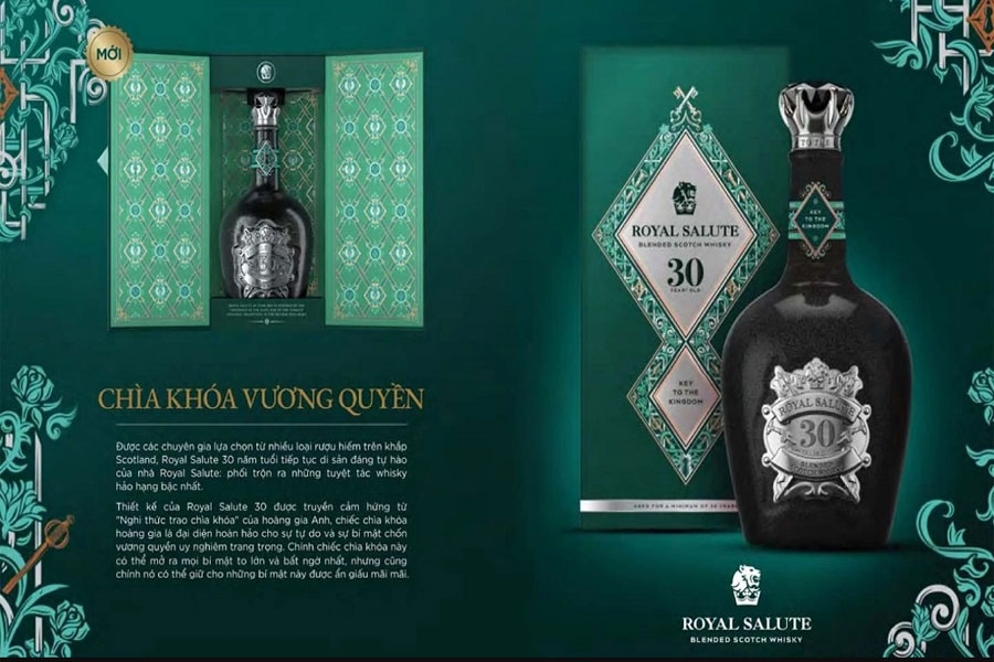 Royal Salute 30YO Kingdom là rượu whisky thượng hạng