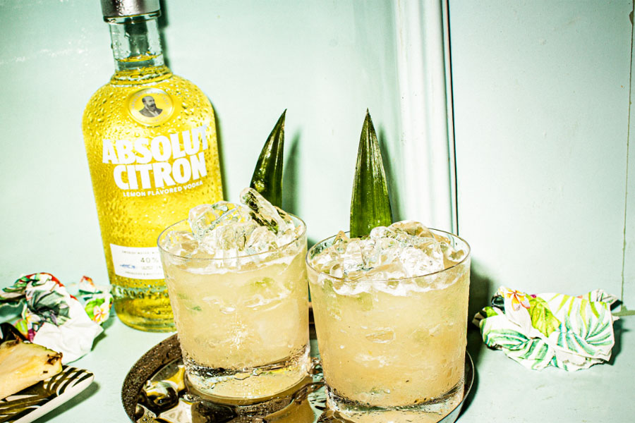 Cocktail kết hợp với Absolut Citron Vodka