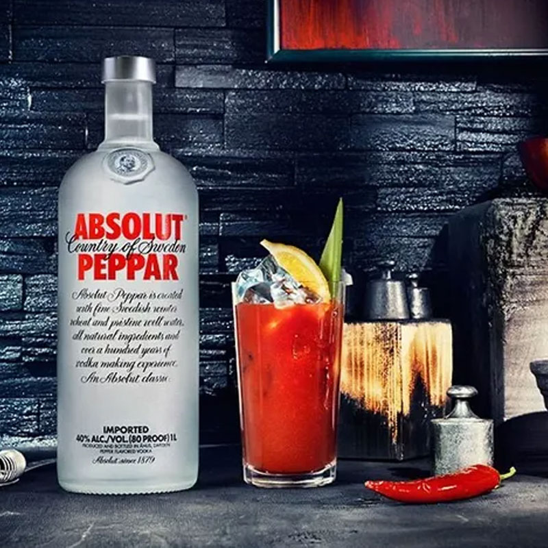 Dòng rượu Absolut Peppar Vodka tại Việt Âu Bev