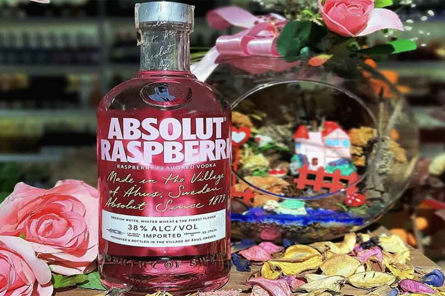 Dòng sản phẩm Absolut Raspberri Vodka tại Việt Âu Bev