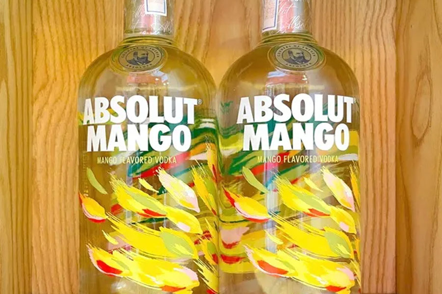 Rượu Absolut Mango Vodka nổi tiếng với hương xoài chín