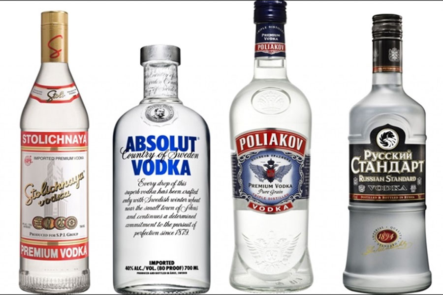 Nồng độ 40% chiếm khoảng 9 phần 10 sản phẩm rượu Vodka Nga