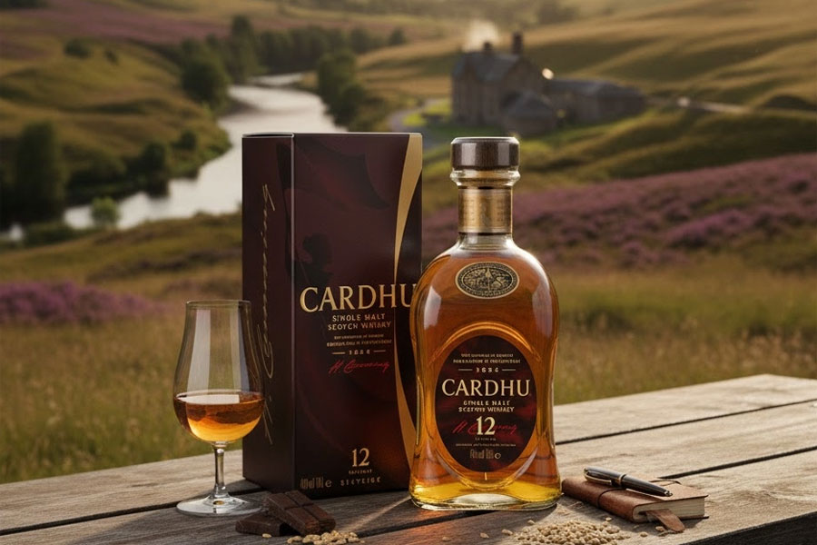 Rượu Cardhu 12 Years Old có cấu trúc mềm mại